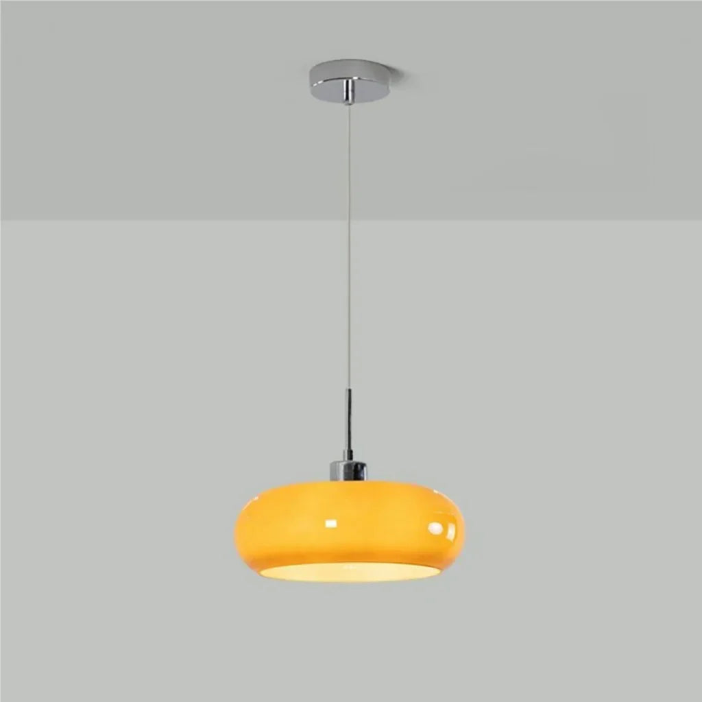 Glazen hanglamp in Bauhaus-stijl voor moderne interieurs