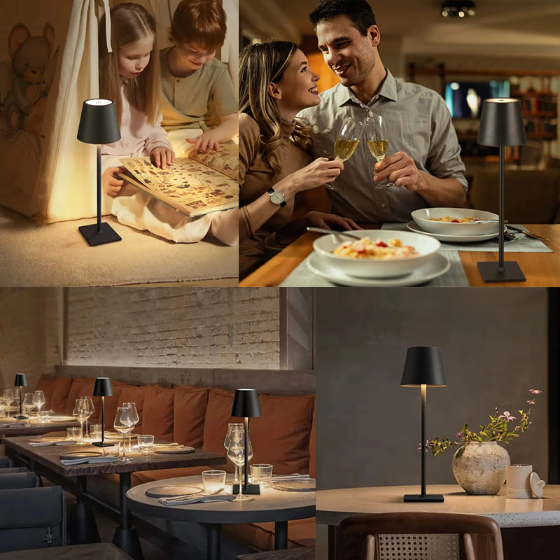 Draadloze LED-tafellamp met accu – dimbaar en flexibel