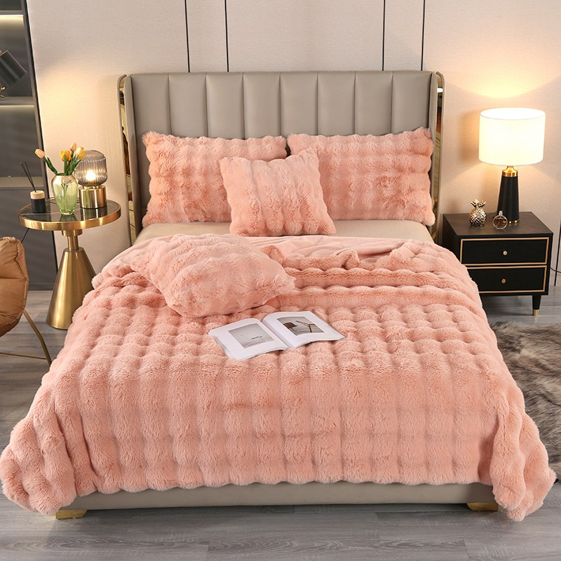 Extra dikke fluffy deken voor bank en bed – warm en zacht