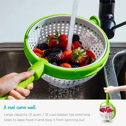 Groente- en Fruitcentrifuge – Wassen en Drogen in Één Stap