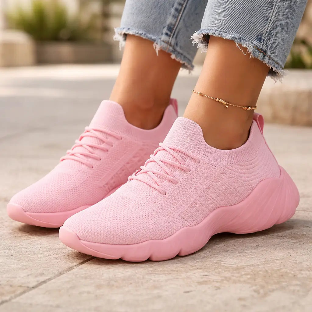 Orthopedische sneakers met brede teendoos en gelkussen