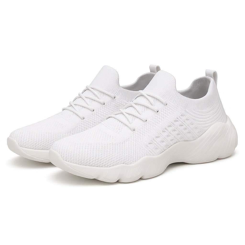 Orthopedische sneakers met brede teendoos en gelkussen