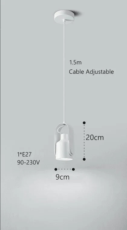 Hanglamp met houtlook – Scandinavische spot voor gerichte verlichting