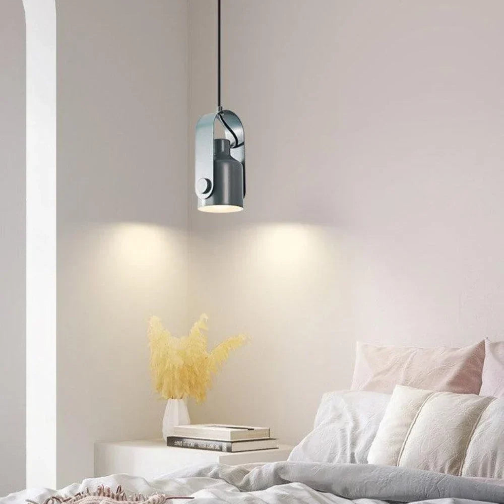Hanglamp met houtlook – Scandinavische spot voor gerichte verlichting