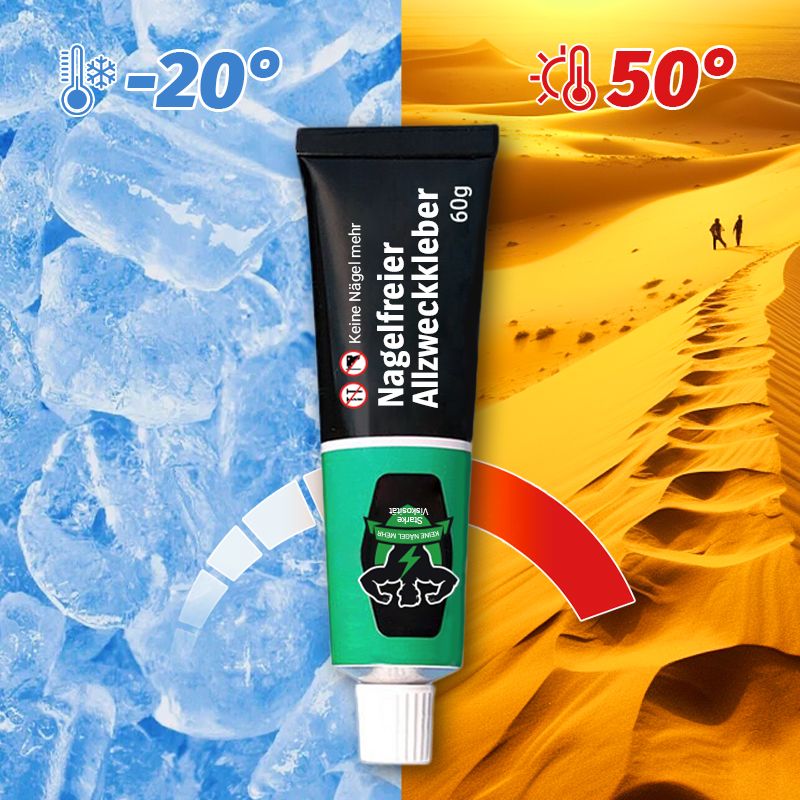 Universele Alleslijm 2-Pack – Sterk Hechten Zonder Spijkers of Schroeven