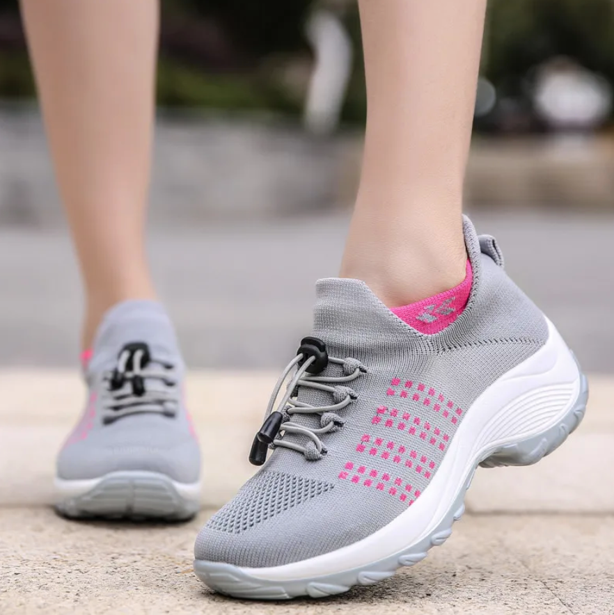 Orthopedische sneaker met brede teenbox – comfortabel lopen