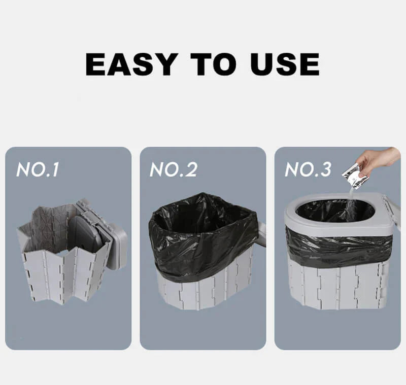 Opvouwbaar Campingtoilet – Compact en Hygiënisch voor Onderweg