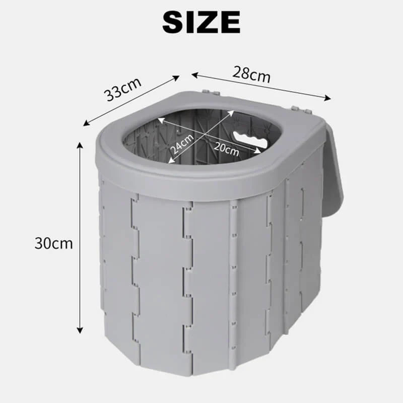 Opvouwbaar Campingtoilet – Compact en Hygiënisch voor Onderweg
