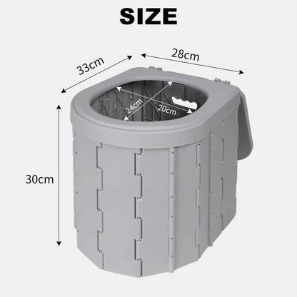 Opvouwbaar Campingtoilet – Compact en Hygiënisch voor Onderweg