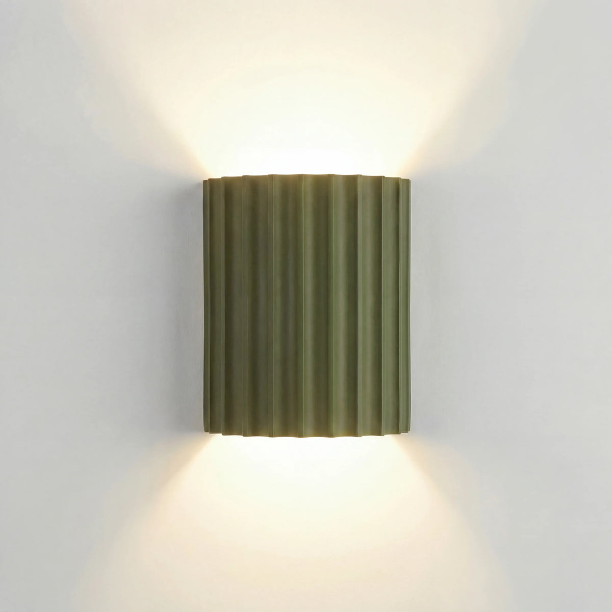 Geribbelde hars wandlamp in boho-stijl voor binnen