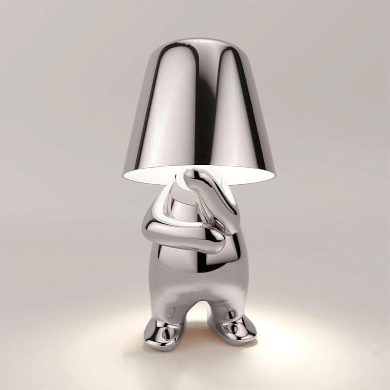 Dimbare LED tafellamp van metaal en acryl – modern design