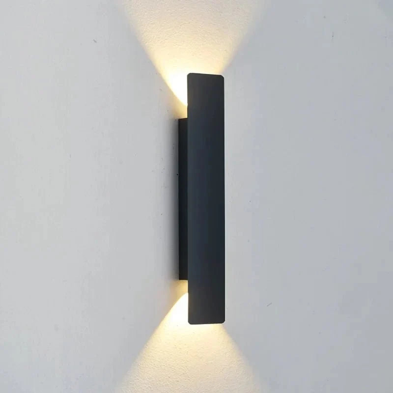 LED buitenwandlamp van aluminium – waterdicht voor binnen en buiten