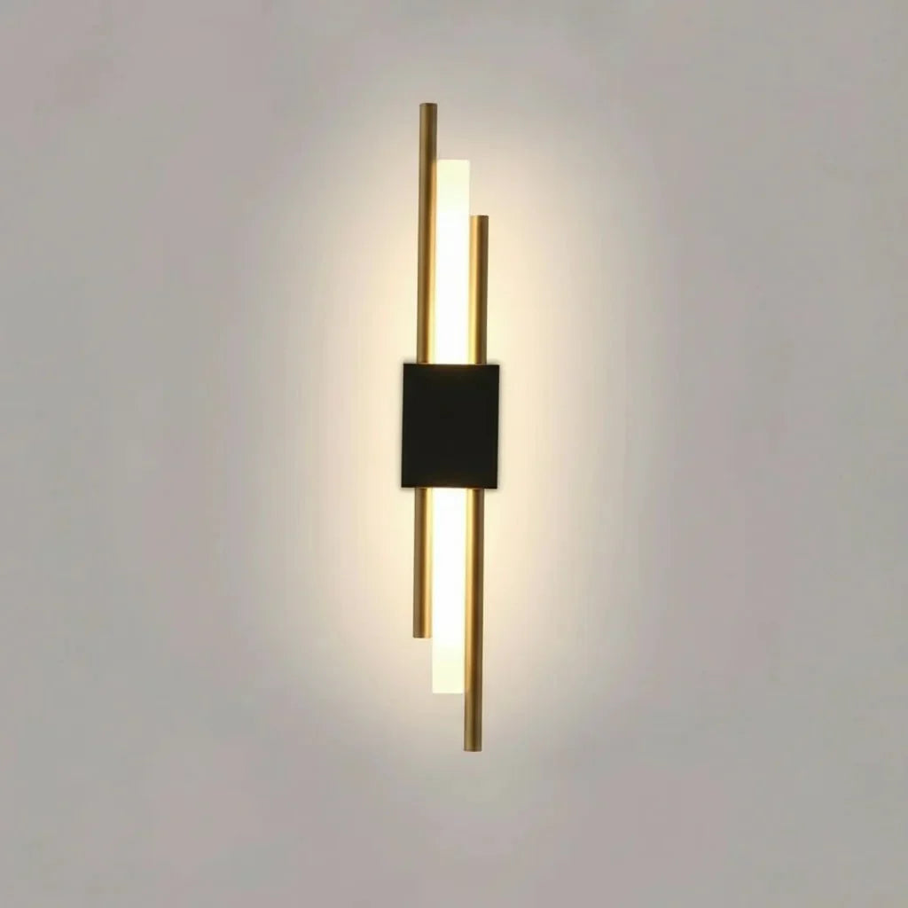 LED Wandlamp Metaal Acryl met 3 instelbare lichtkleuren