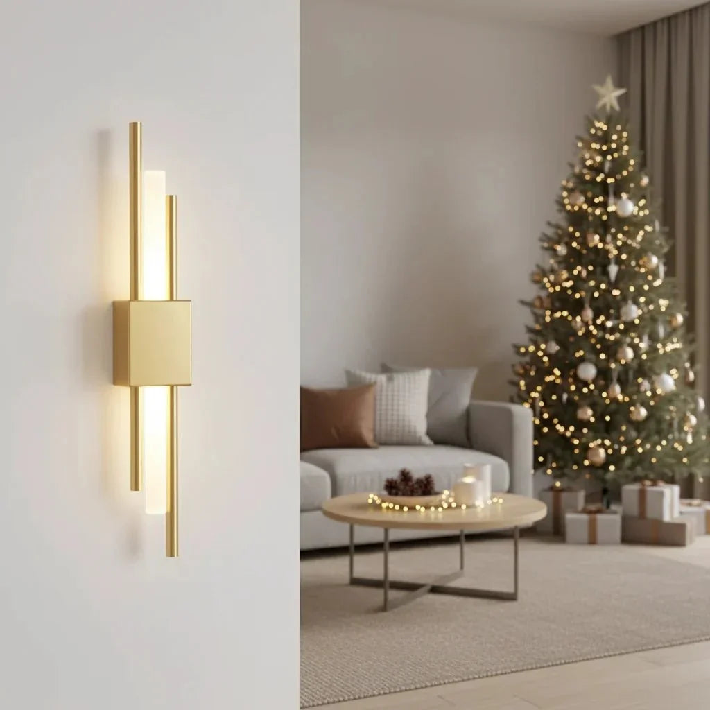 LED Wandlamp Metaal Acryl met 3 instelbare lichtkleuren