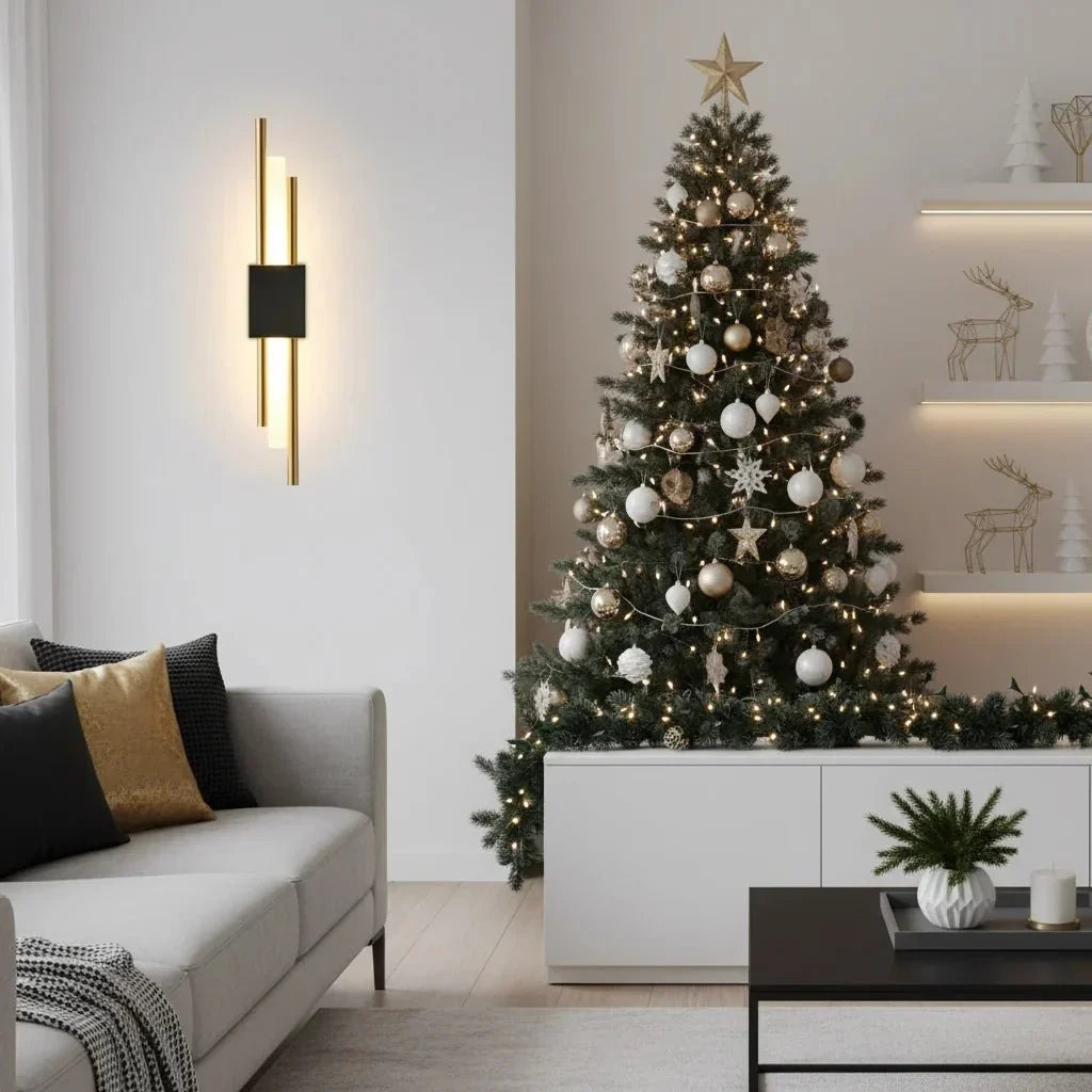 LED Wandlamp Metaal Acryl met 3 instelbare lichtkleuren