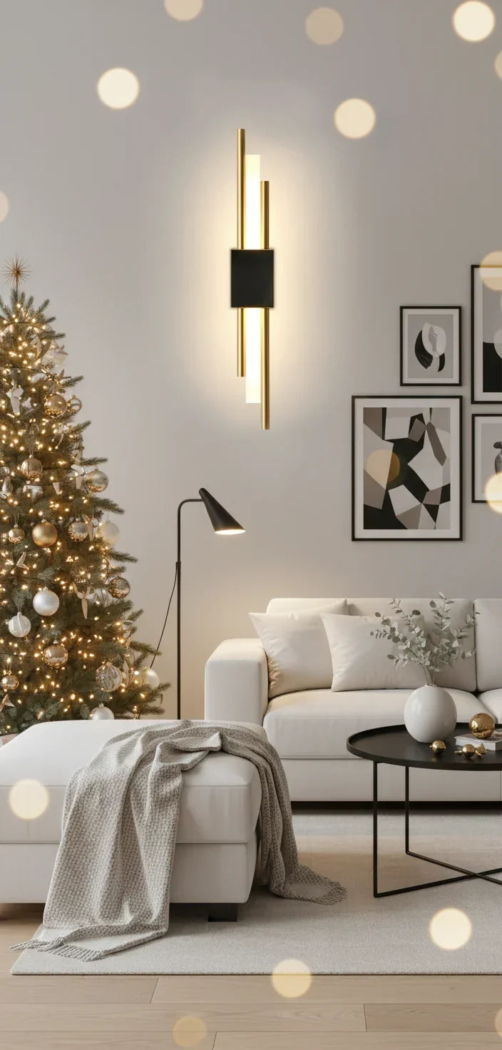LED Wandlamp Metaal Acryl met 3 instelbare lichtkleuren