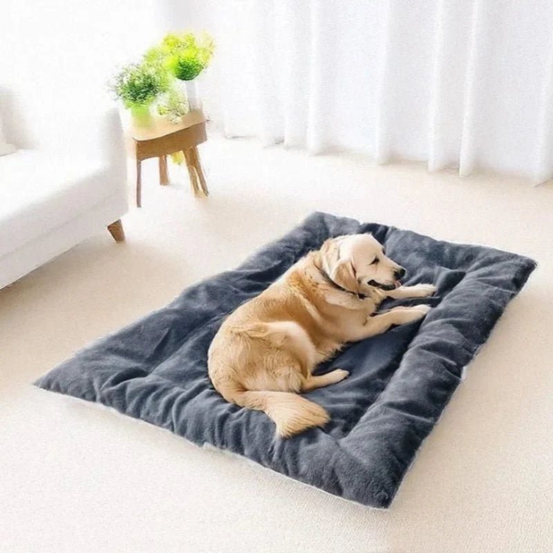 Pluche hondenmat voor kleine en grote honden – extra zacht