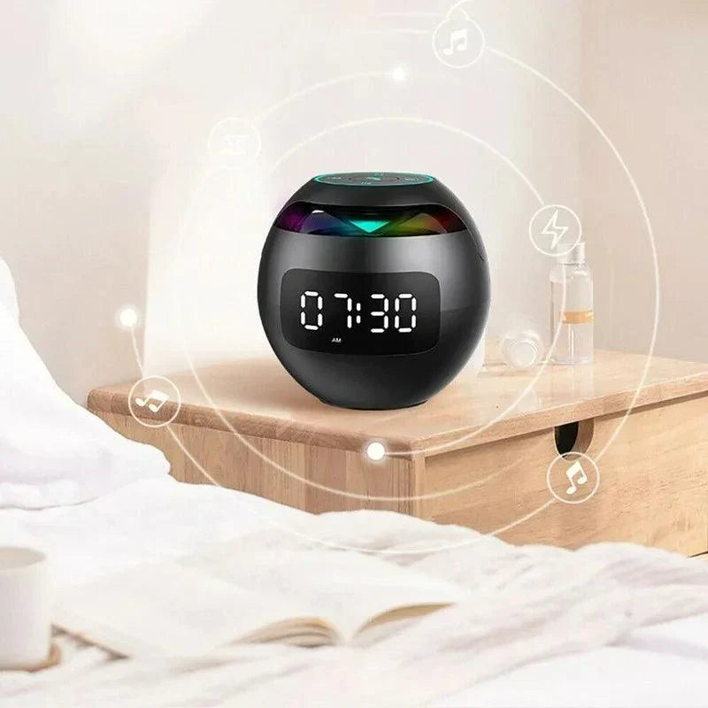 Bluetooth wekker met nachtlicht en LED-lichtshow – 3 in 1