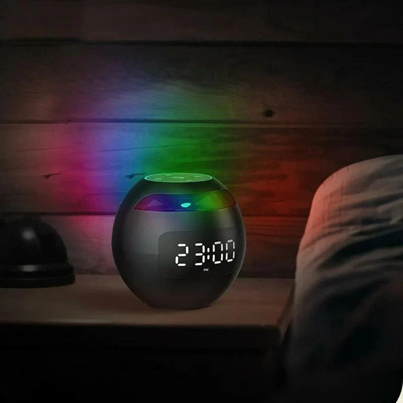 Bluetooth wekker met nachtlicht en LED-lichtshow – 3 in 1