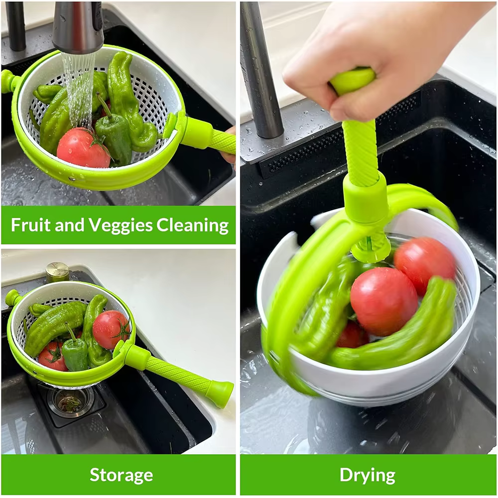 Groente- en Fruitcentrifuge – Wassen en Drogen in Één Stap