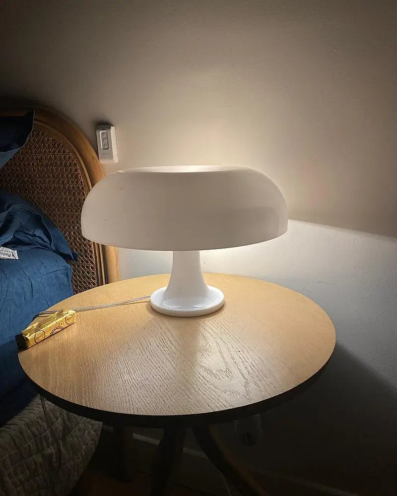 Draagbare paddenstoellamp met LED – draadloos en sfeervol