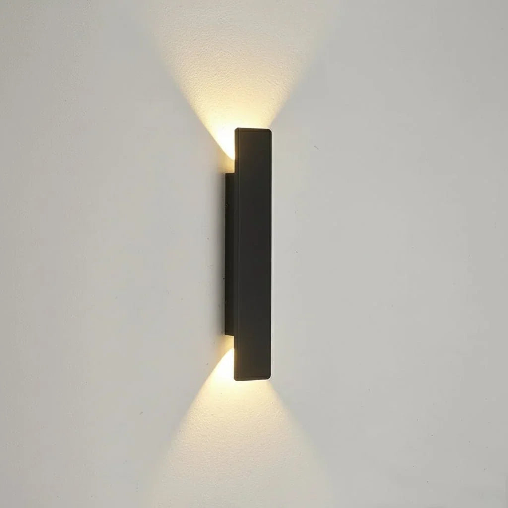 LED buitenwandlamp van aluminium – waterdicht voor binnen en buiten
