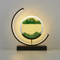 LED tafellamp met bewegend zandlandschap – decoratief sfeerlich