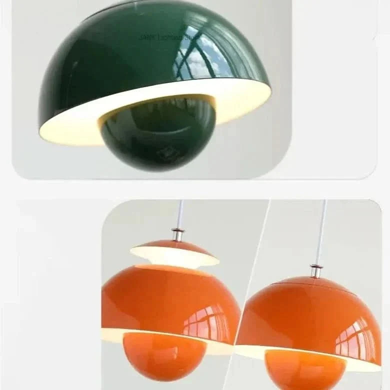 Retro plafondlamp van gepolijst metaal in art-decostijl