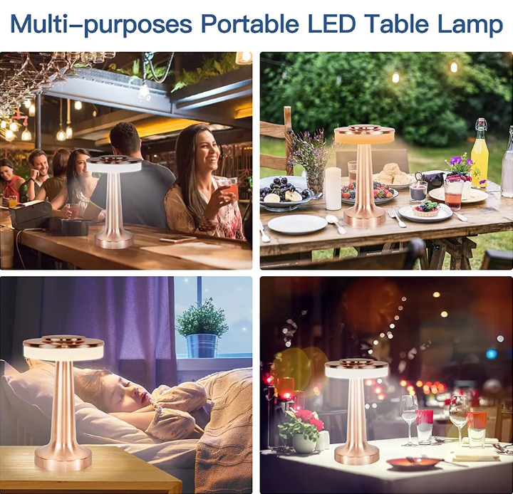 Draadloze LED-tafellamp met dimbaar licht – flexibel inzetbaar