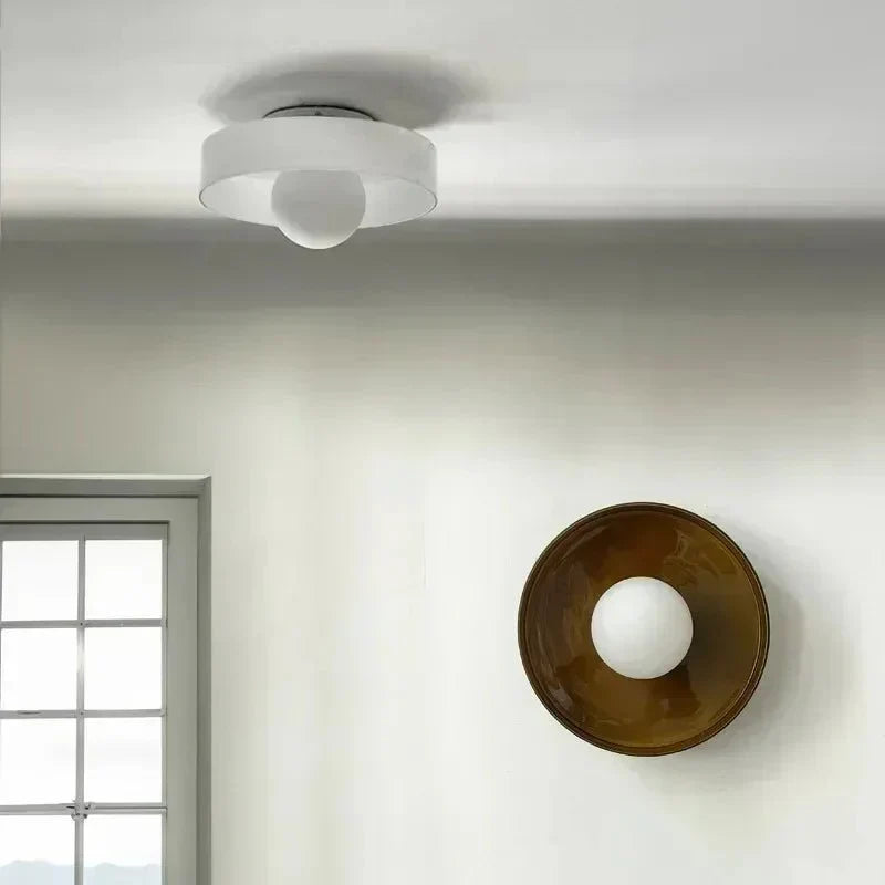 Glazen Plafondlamp Scandinavisch Design – Zacht Ruimtelicht