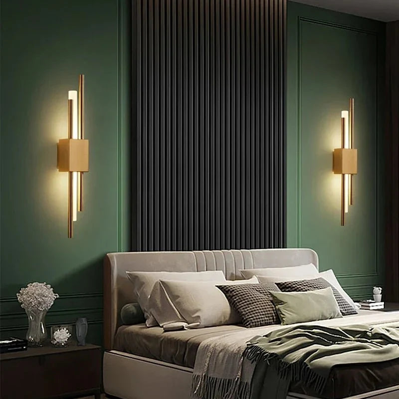 LED Wandlamp Metaal Acryl met 3 instelbare lichtkleuren