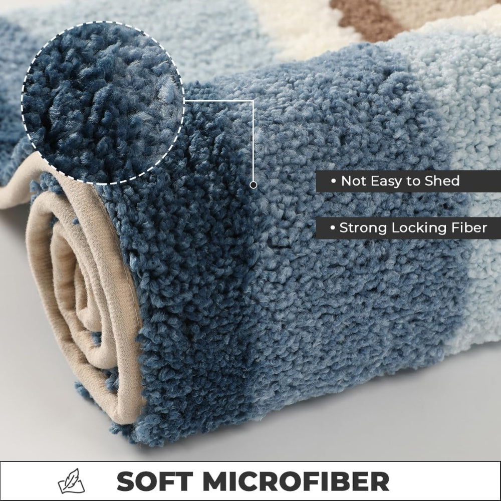 Badmat met kustdesign – zacht, absorberend en antislip
