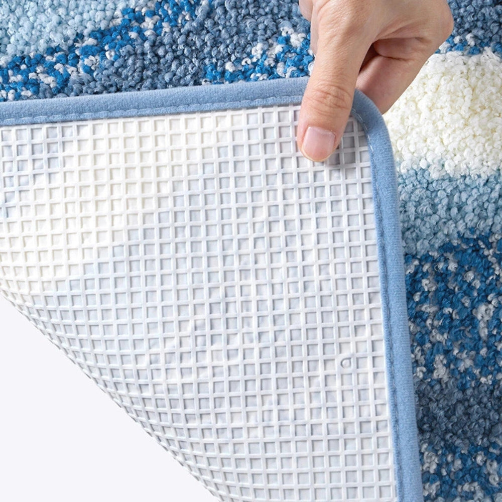 Badmat met kustdesign – zacht, absorberend en antislip