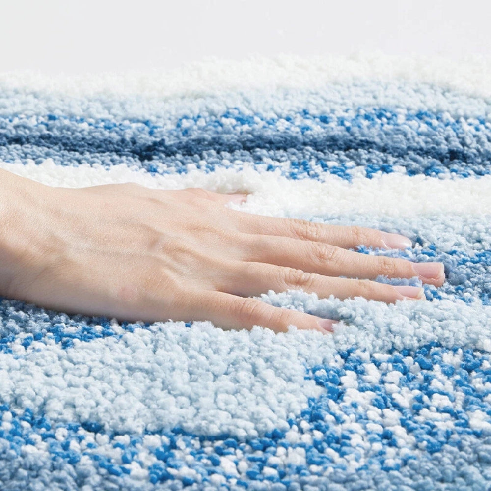 Badmat met kustdesign – zacht, absorberend en antislip