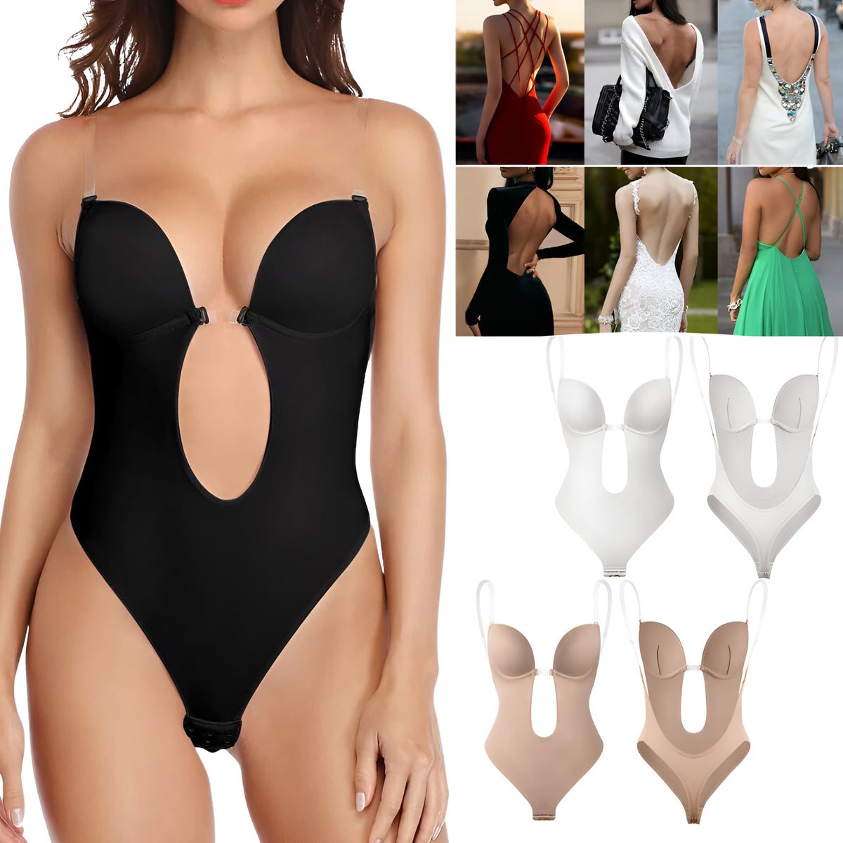 Naadloze shapewear bh met push-up effect – onzichtbaar onder elk outfit