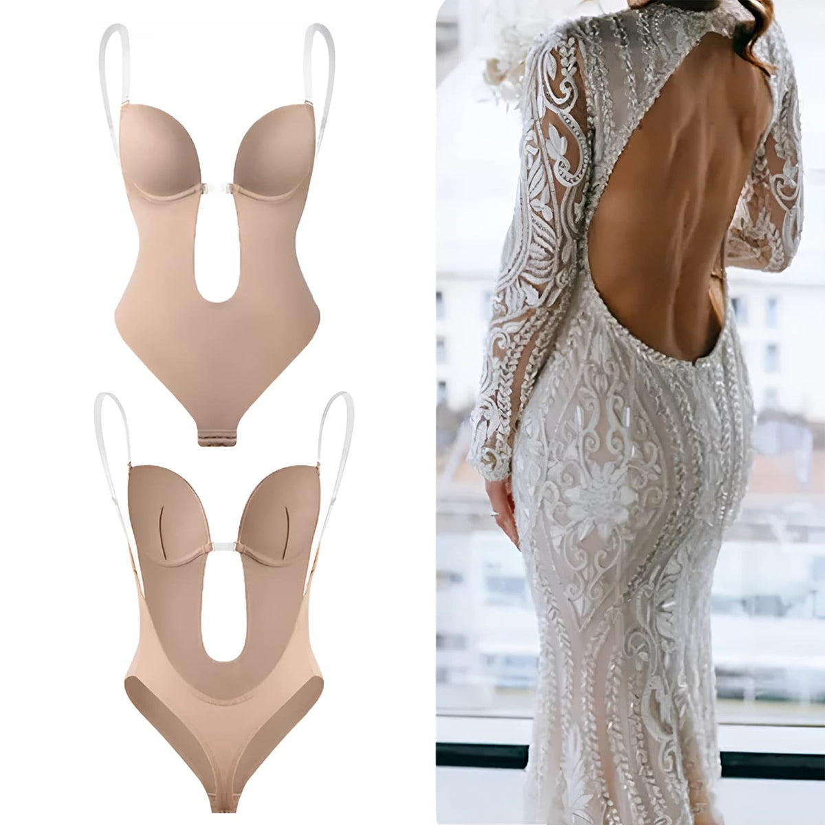 Naadloze shapewear bh met push-up effect – onzichtbaar onder elk outfit