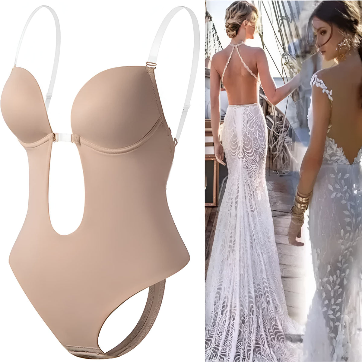 Naadloze shapewear bh met push-up effect – onzichtbaar onder elk outfit