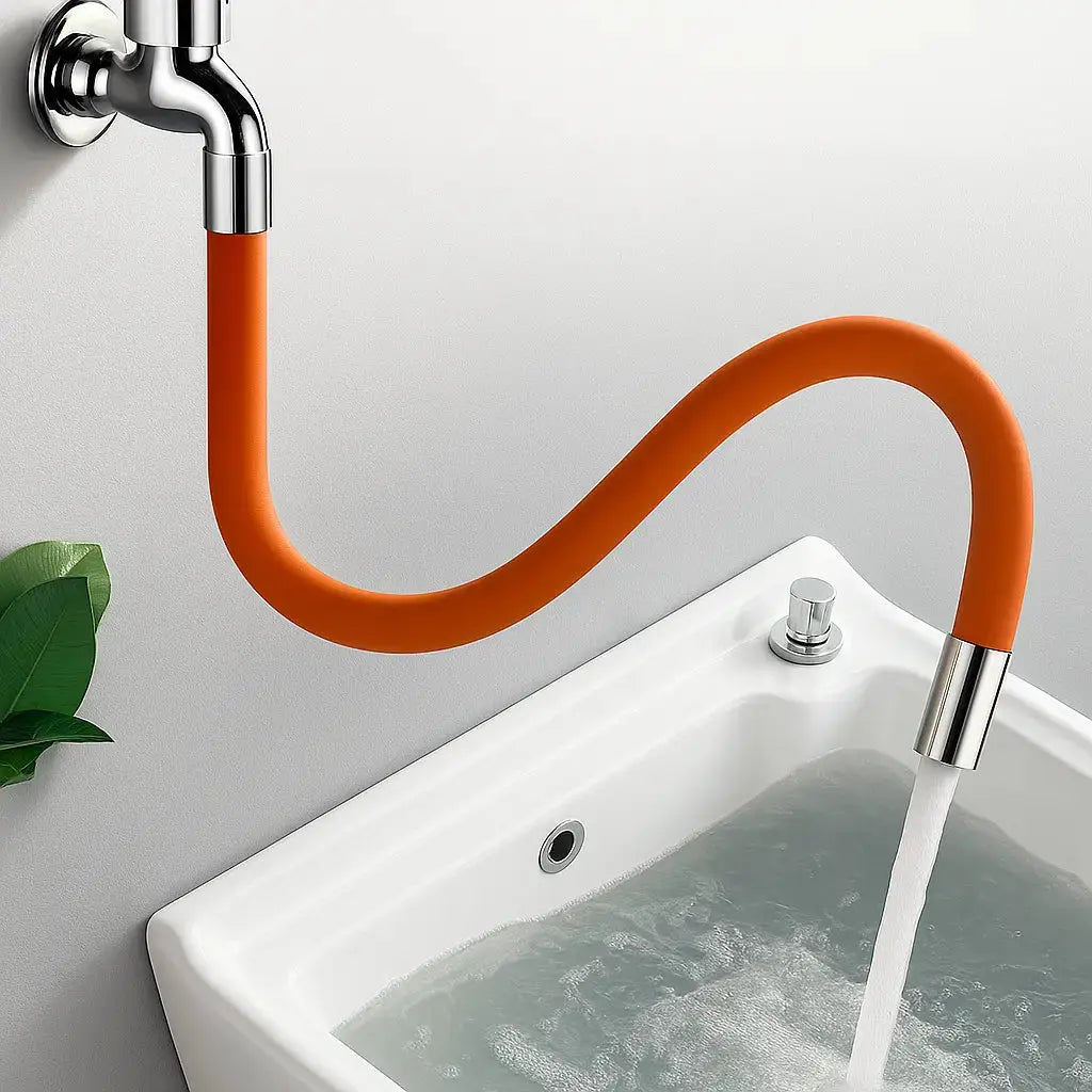 Kraanopzetstuk voor de gootsteen – 360° draaibaar met instelbare waterstraal