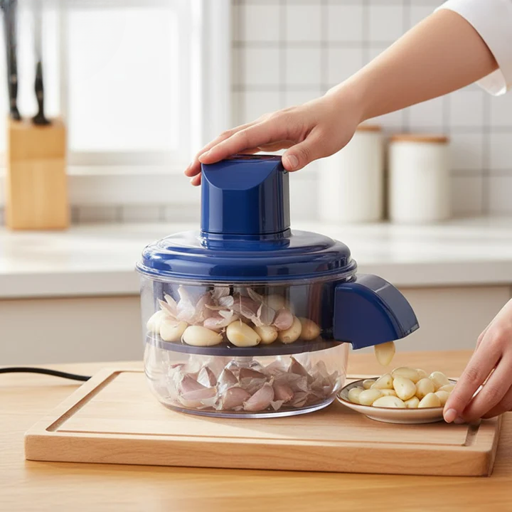 Elektrische dunschiller – fruit en groenten schillen met één druk op de knop