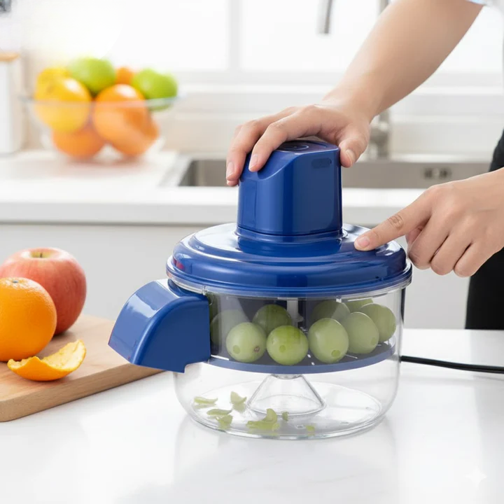 Elektrische dunschiller – fruit en groenten schillen met één druk op de knop