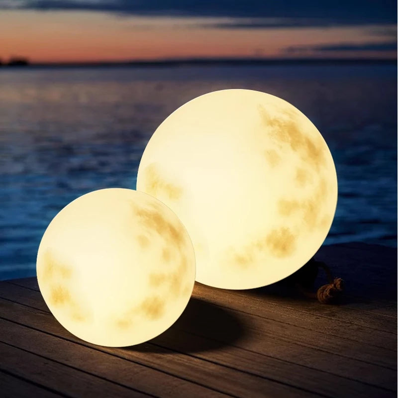 Maanvormige tuinlamp – sfeervolle buitenverlichting voor de tuin