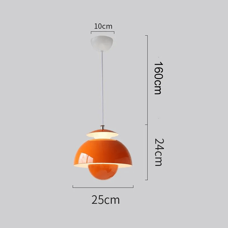 Retro plafondlamp van gepolijst metaal in art-decostijl