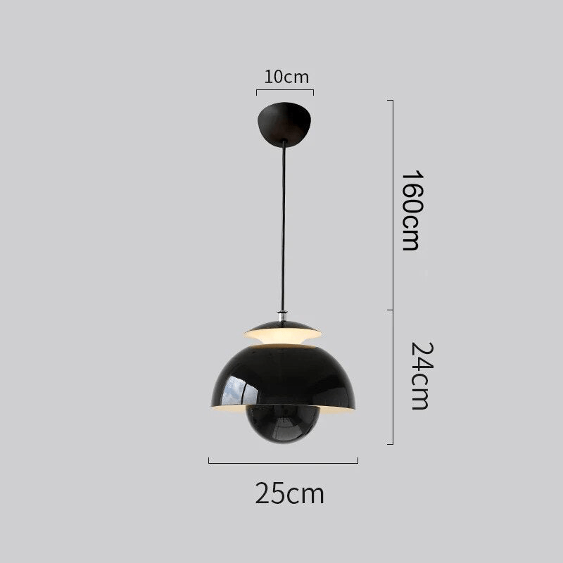 Retro plafondlamp van gepolijst metaal in art-decostijl