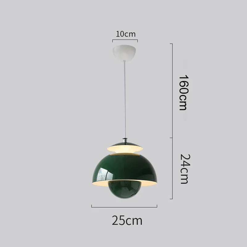 Retro plafondlamp van gepolijst metaal in art-decostijl
