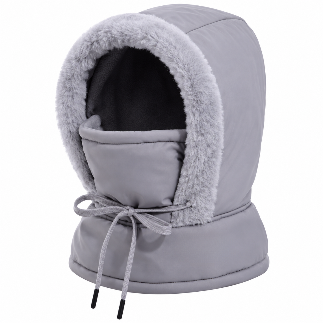 Winddichte bivakmuts met gezichtsmasker – warm gevoerd