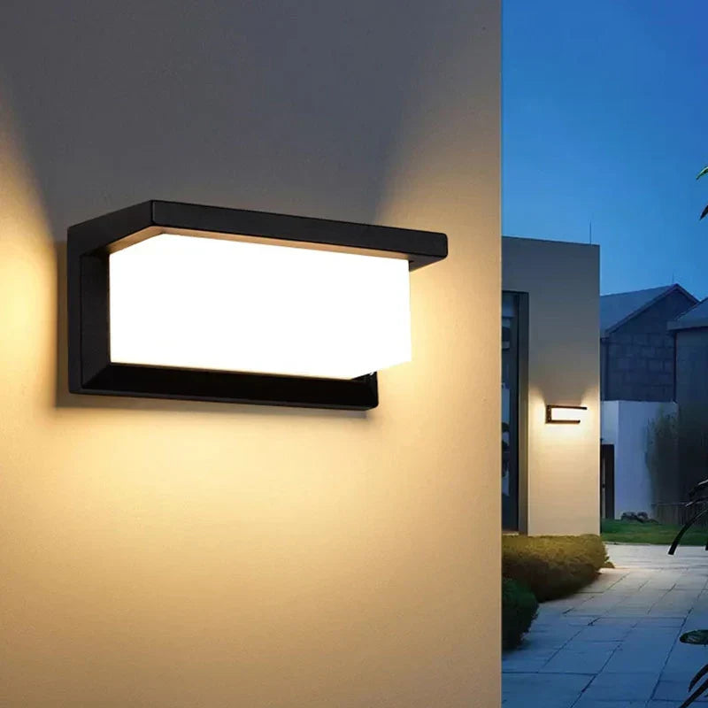LED buitenwandlamp met bewegingssensor – weerbestendig