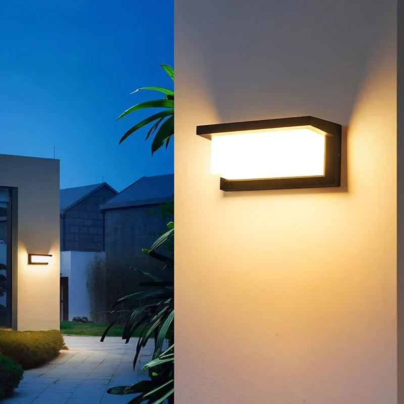 LED buitenwandlamp met bewegingssensor – weerbestendig