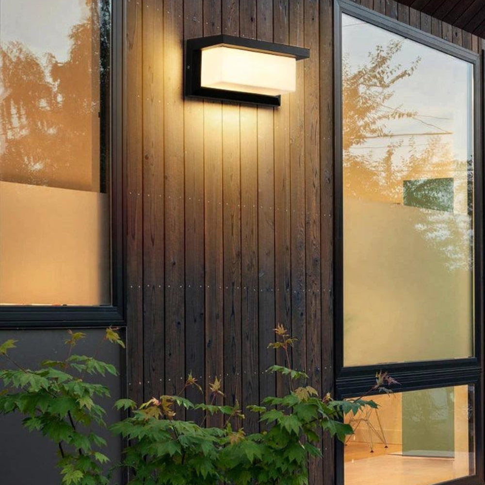 LED buitenwandlamp met bewegingssensor – weerbestendig