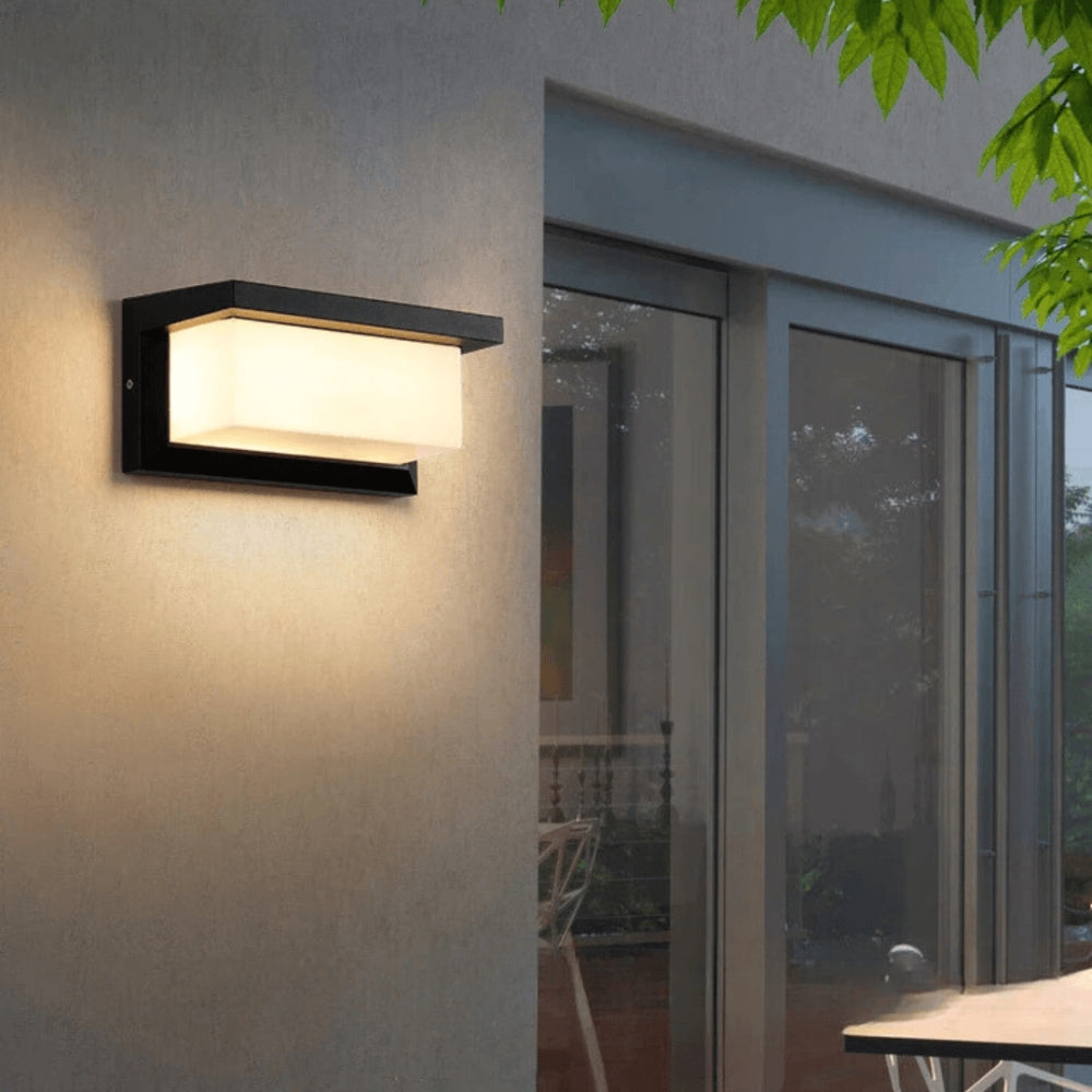 LED buitenwandlamp met bewegingssensor – weerbestendig