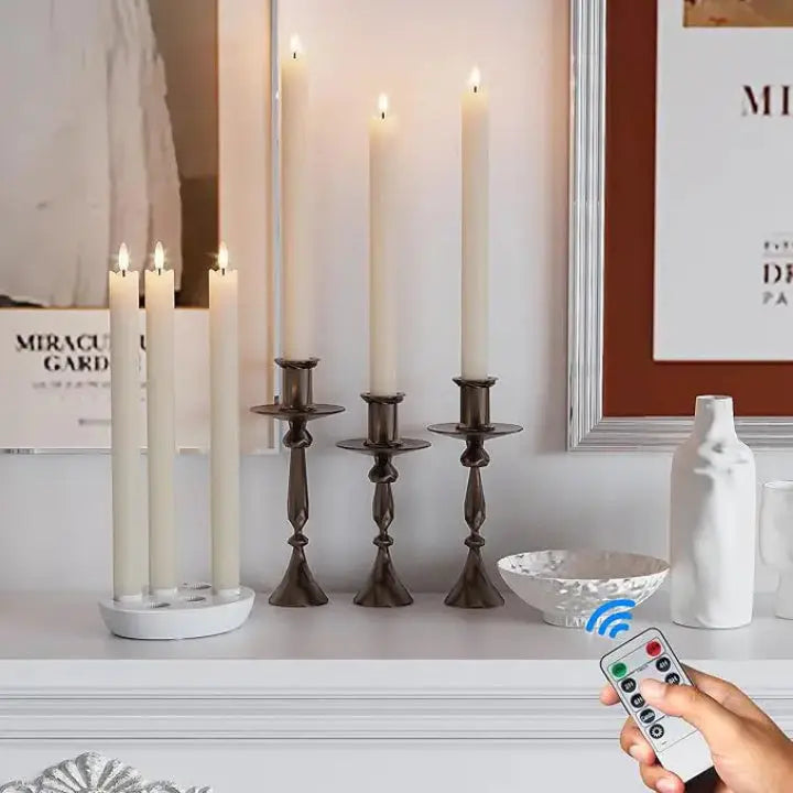 LED waskaarsen oplaadbaar – vlamvrij met 3D-effect